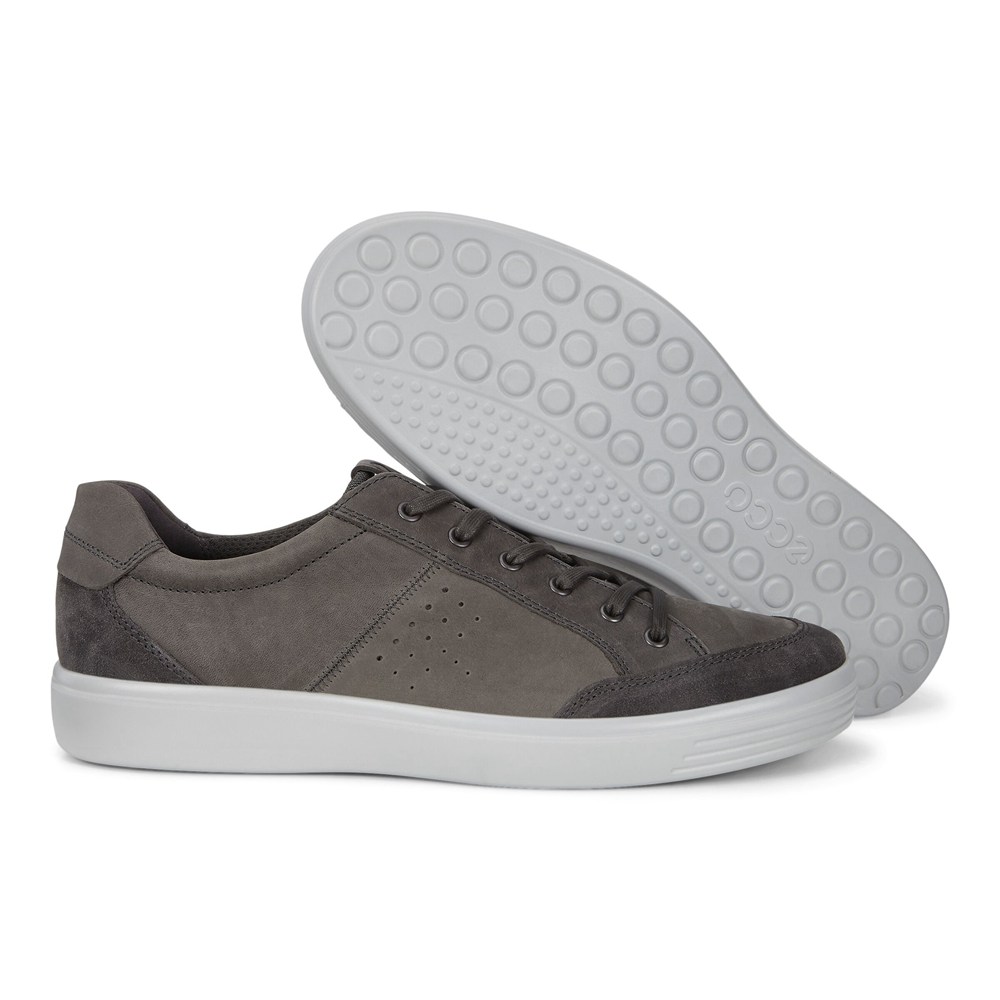 Tenis Hombre - ECCO Soft Classic - Grises Oscuro - UJK245968